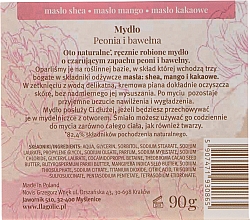 Naturalne mydło wegańskie Piwonia i bawełna - Flagolie by Paese Peony & Cotton  — Zdjęcie N2