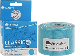 Taśma kinesio, niebieska - K-Active Tape Classic — Zdjęcie N3