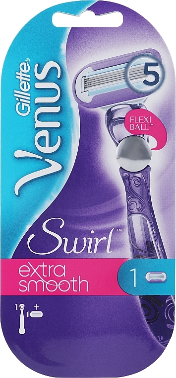 Maszynka do golenia + wymienne ostrze - Gillette Venus Swirl FlexiBall — Zdjęcie N1