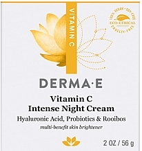 Intensywny krem na noc z witaminą C - Derma E Vitamin C Intense Night Cream — Zdjęcie N3
