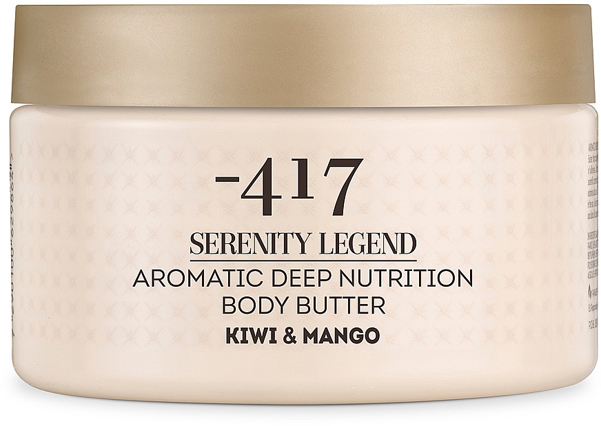 Głęboko nawilżające masło do ciała Kiwi i mango - -417 Serenity Legend Aromatic Body Butter Kiwi & Mango — Zdjęcie N1
