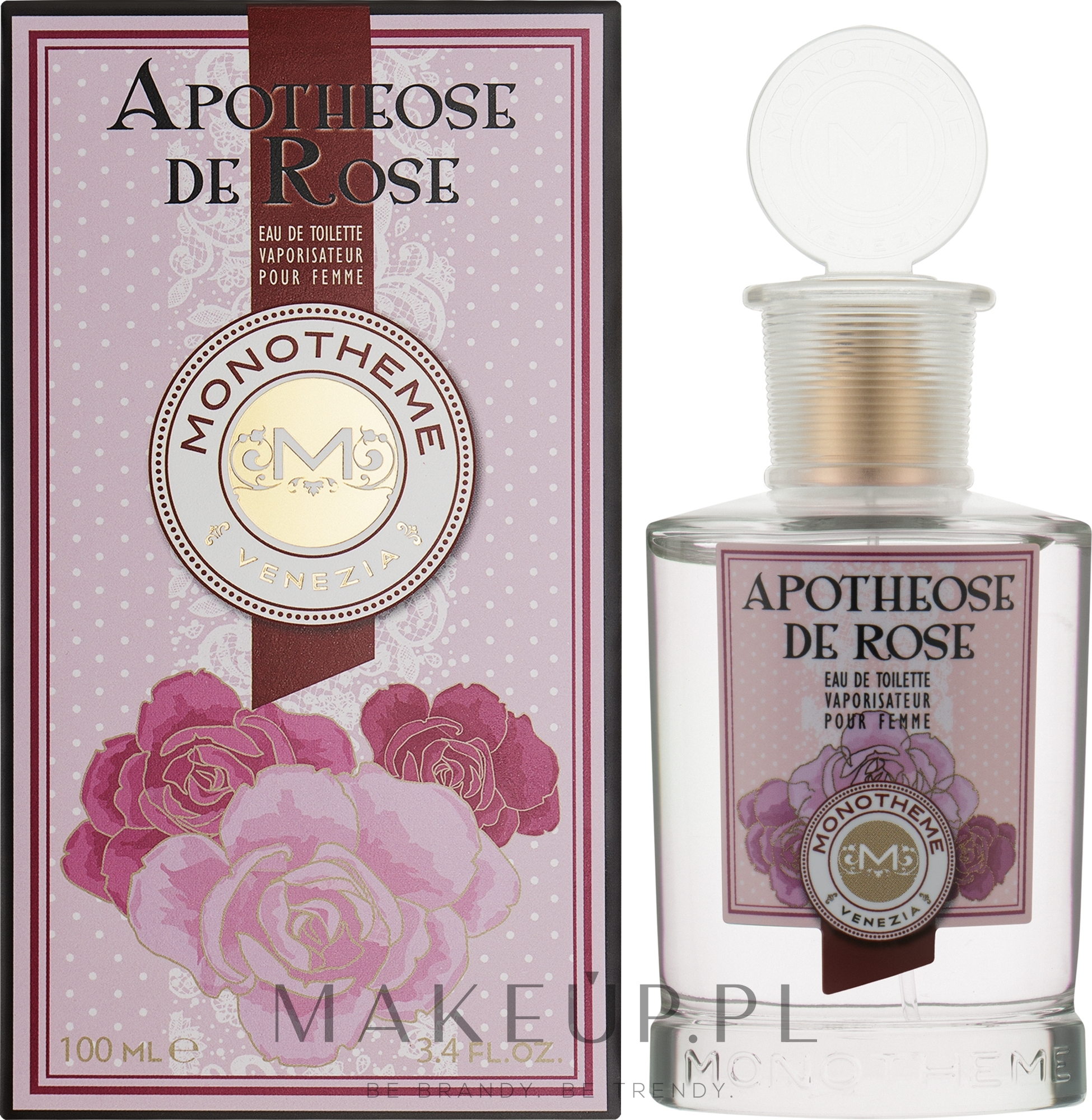 Monotheme Fine Fragrances Venezia Apotheose De Rose - Woda toaletowa — Zdjęcie 100 ml