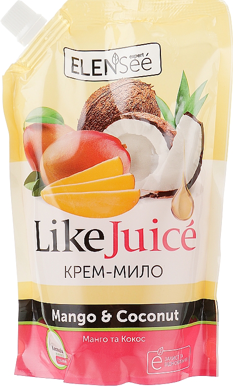 Kremowe mydło Mango i kokos - ElenSee (uzupełnienie) — Zdjęcie N1