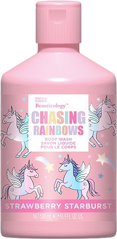 Żel pod prysznic - Baylis & Harding Beauticology Chasing Rainbows Strawberry Starburst Body Wash — Zdjęcie N1