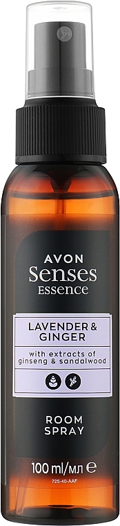 Spray zapachowy Lawenda i imbir - Avon Senses Essence Lavender & Ginger Room Spray — Zdjęcie N1