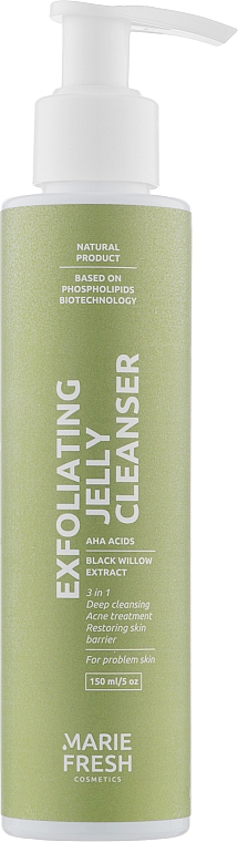 Złuszczający żel do mycia dla skóry problematycznej - Marie Fresh Cosmetics Exfoliating Jelly Cleanser