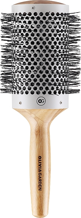 Bambusowa szczotka do włosów - Olivia Garden Healthy Hair Eco-Friendly Bamboo Brush d.63 — Zdjęcie N1