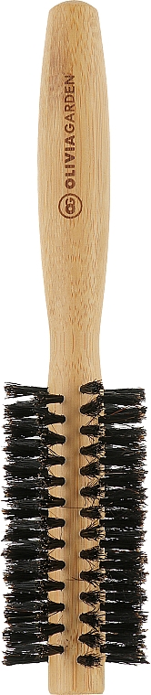 Szczotka bambusowa z włosiem naturalnym, 15 mm - Olivia Garden Bamboo Touch Boar — Zdjęcie N1