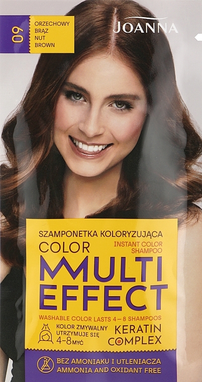 Koloryzująca szamponetka do włosów - Joanna Multi Effect Color Keratin Complex