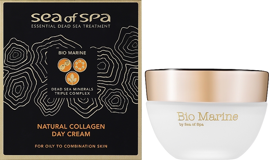 Kolagenowy krem do twarzy na dzień do skóry tłustej i mieszanej - Sea Of Spa Bio Marine Natural Collagen Day Cream