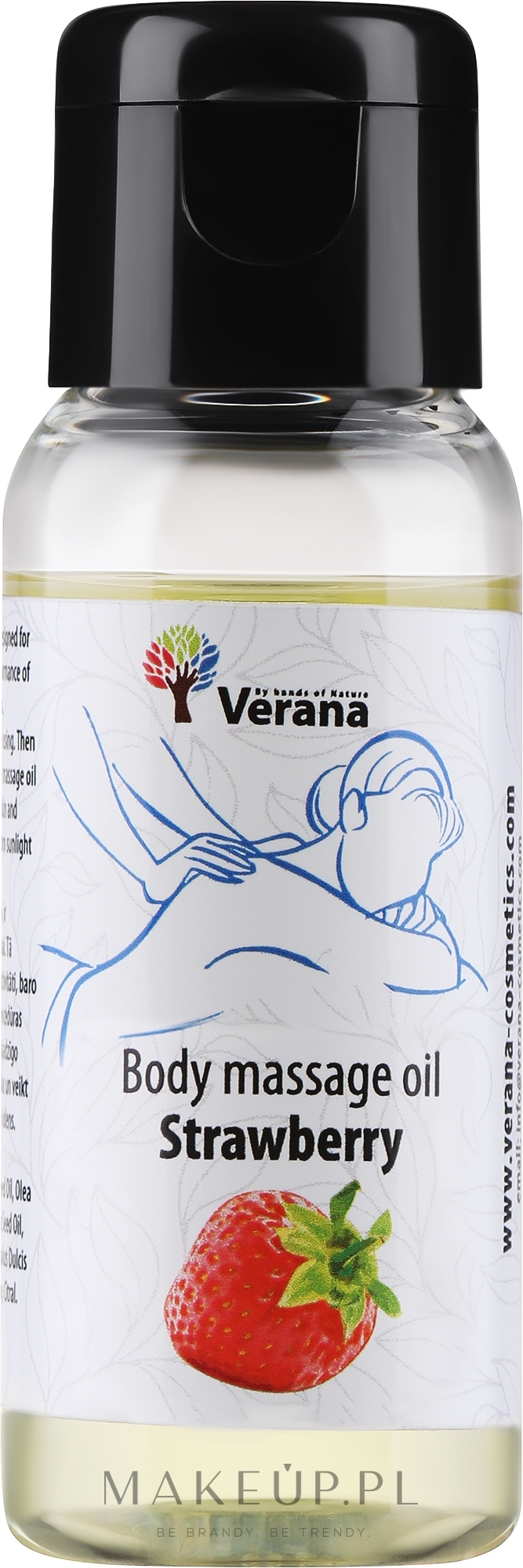 Olejek do masażu ciała Strawberry - Verana Body Massage Oil — Zdjęcie 30 ml