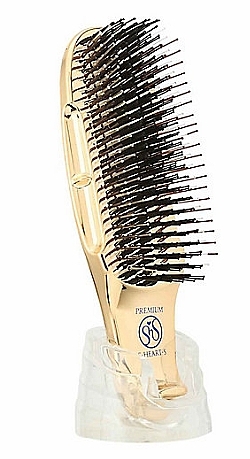 Szczotka do włosów z krótkim uchwytem, w etui - S-Heart-S Scalp Brush World — Zdjęcie N1