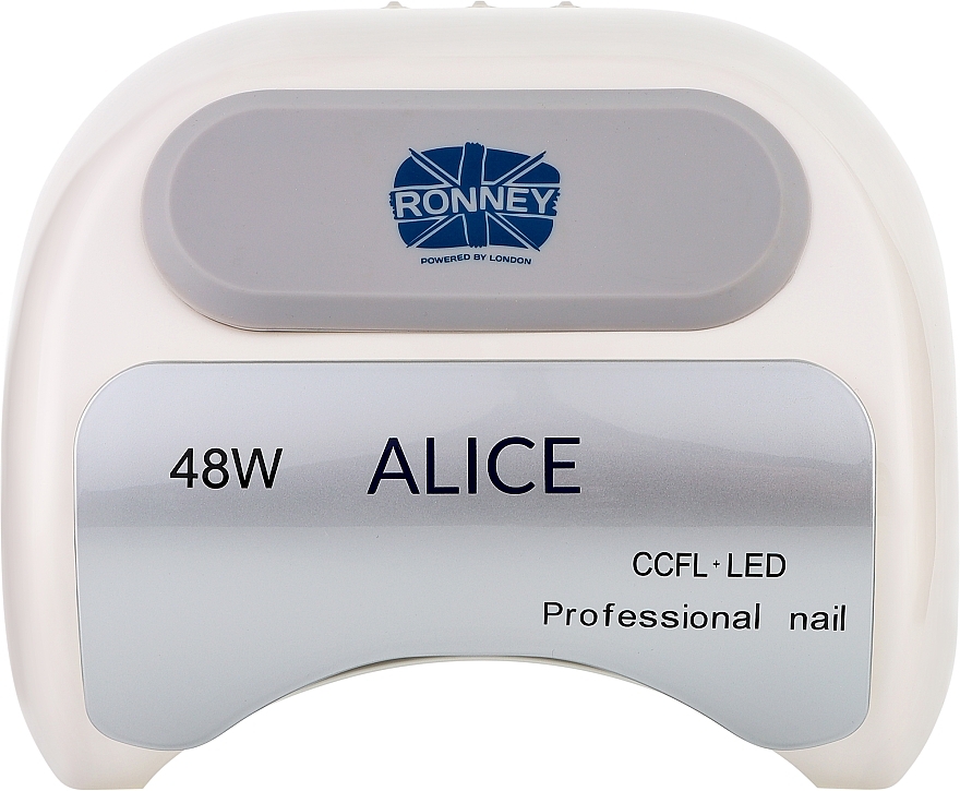 Lampa CCFL + LED, biała - Ronney Professional Alice Nail CCFL+LED 48w (GY-LCL-015D) Lamp — Zdjęcie N1