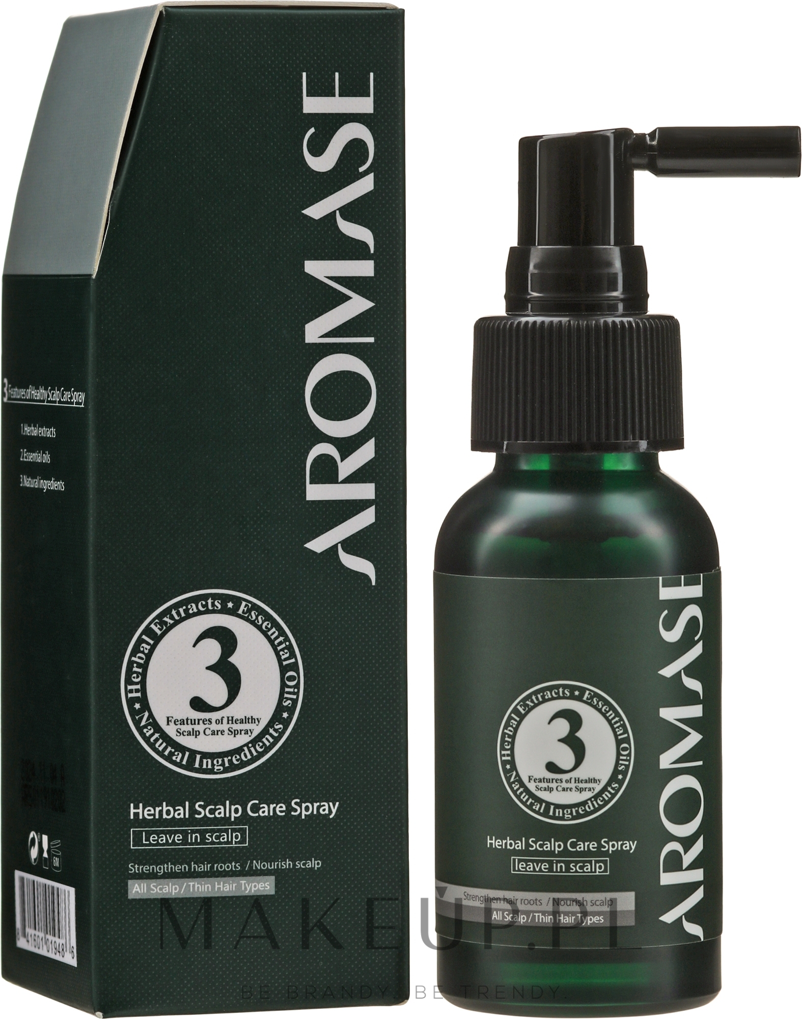 Ziołowy spray do pielęgnacji skóry głowy - Aromas Herbal Scalp Care — Zdjęcie 115 ml
