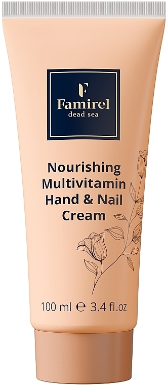 Odżywczy krem multiwitaminowy do rąk i paznokci - Famirel Nourishing Multivitamin Cream Hands & Nails — Zdjęcie N1