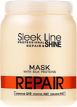 Stapiz Sleek Line Repair - Regenerująca maska z jedwabiem do włosów — фото N3