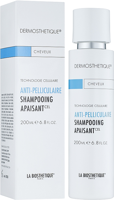 Aktywny komórkowy szampon przeciwłupieżowy do wrażliwej skóry głowy - La Biosthetique Dermosthetique Shampooing Apaisant — Zdjęcie N2