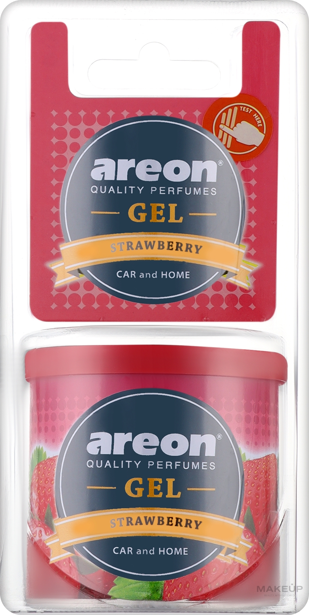 Żel aromatyzowany w blistrze Strawberry - Areon Gel Can Blister Strawberry — Zdjęcie 80 g