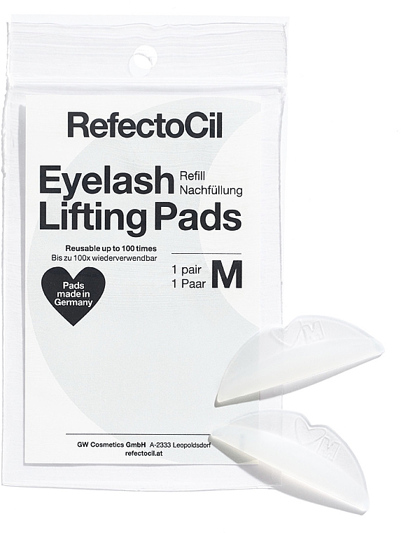 Silikonowe podkładki do liftingu rzęs - RefectoCil Eyelash Lifting Pads M — Zdjęcie N1