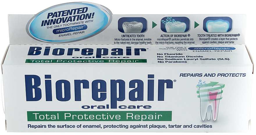 PRZECENA! Pasta do zębów Odbudowa i ochrona - Biorepair Oralcare Total Protective Repair * — Zdjęcie N1