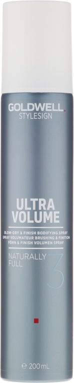 Spray dodający włosom objętości do suszenia blow dry - Goldwell Style Sign Ultra Volume Naturally Full