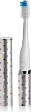 Elektryczna szczoteczka do zębów - Violife Slim Sonic Classic Electric Toothbrush Silver Dots — Zdjęcie N1