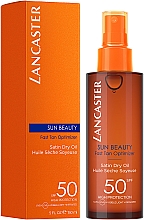 Olejek przyspieszający opaleniznę - Lancaster Sun Beauty Dry Oil Fast Tan Optimizer SPF50 — Zdjęcie N2