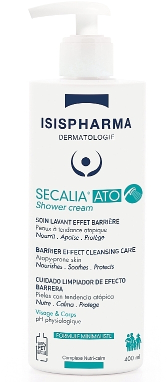 Krem pod prysznic dla skóry atopowej - Isispharma Secalia ATO Shower Cream — Zdjęcie N1