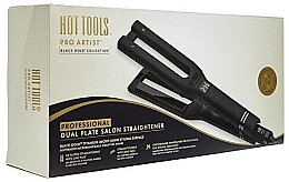 Prostownica do włosów, czarna - Hot Tools Pro Signature Dual Plate Straightener  — Zdjęcie N3