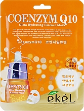 Kup Nawilżająca maska na tkaninie do twarzy z koenzymem Q10 - Ekel Coenzym Q10 Ultra Hydrating Essence Mask