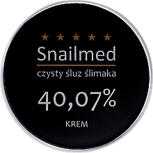 Kup PRZECENA! Krem z czystym śluzem ślimaka do twarzy na dzień i na noc - Snailmed Royal Quality Black Pearl *