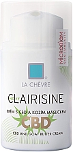 Kup Regenerujący krem ​​do twarzy z kozim masłem - La Chevre Clairisine Cream With CBD & Goat Butter