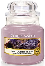 Kup Świeca zapachowa w słoiku - Yankee Candle Dried Lavender & Oak