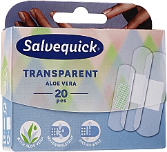 Kup Zestaw transparentnych plastrów z aloesem - Salvequick Transparent Aloe Vera