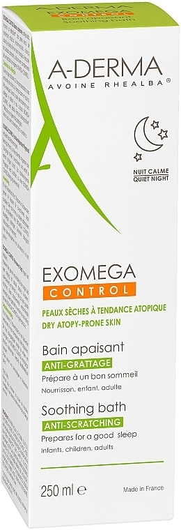 Kojący żel do kąpieli - A-Derma Exomega Control Soothing Bath — Zdjęcie N3