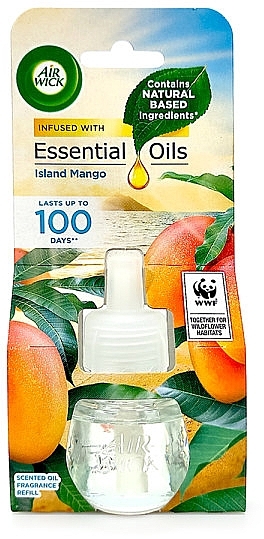 	Jednostka zamienna do odświeżacza powietrza Mango - Air Wick Essential Oils Island Mango — Zdjęcie N1