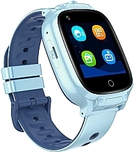 Smartwatch dla dzieci, niebieski - Garett Smartwatch Kids Twin 4G — Zdjęcie N3