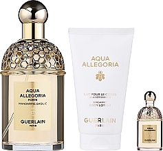 Kup Zestaw (edp 75 ml + b/lot 75 ml + edp 7.5 ml ) - Guerlain Aqua Allegoria Forte Mandarine Basilic