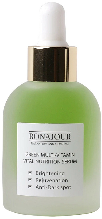 Odmładzające serum do twarzy z ekstraktem z rokitnika - Bonajour Green Multi Vitamin Vital Nutrition Serum — Zdjęcie N1
