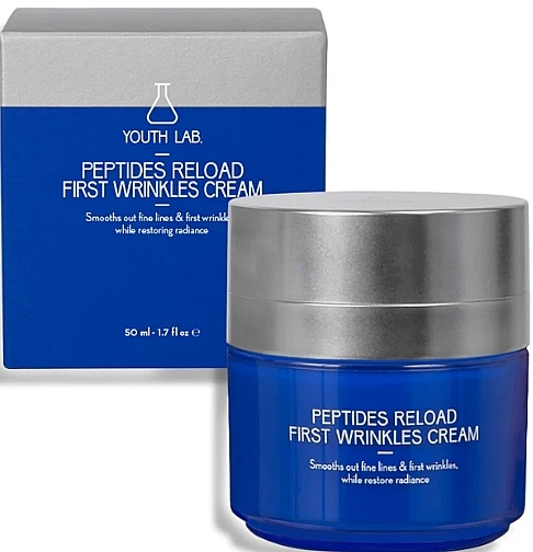 Krem przeciwzmarszczkowy do twarzy - Youth Lab. Peptides Reload First Wrinkles Cream — Zdjęcie N1
