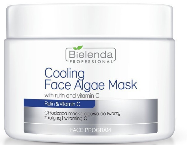 Chłodząca maska algowa do twarzy z rutyną i witaminą C - Bielenda Professional Face Program Cooling Face Algae Mask