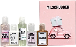 Kup Zestaw - Mr.Scrubber Travel Box (oil/30ml + shm/35ml + sh/gel/35ml + b/shimmer/30ml + tonic/30ml)