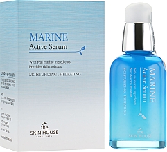 Nawilżające serum z ceramidami do twarzy i dekoltu - The Skin House Marine Active Serum — Zdjęcie N2