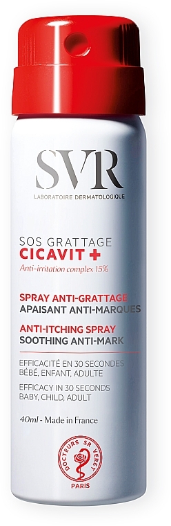Kojący spray przeciwświądowy - SVR Cicavit+ SOS Grattage — Zdjęcie N1