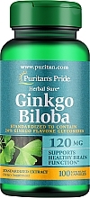 Suplement diety Ginkgo Biloba 120 mg, kapsułki - Puritan's Pride Ginkgo Biloba — Zdjęcie N1