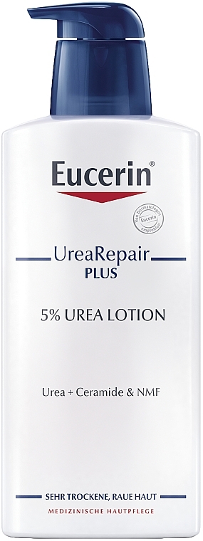 Emulsja do ciała z mocznikiem 5% do skóry suchej i szorstkiej - Eucerin UreaRepair PLUS 5% Urea Lotion — Zdjęcie N1
