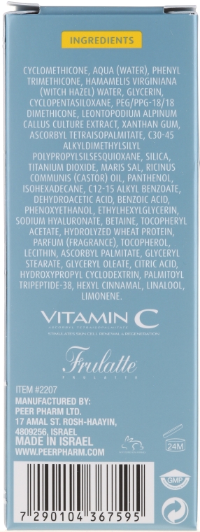 Przeciwstarzeniowe serum do twarzy z witaminą C - Frulatte Vitamin C Anti-Aging Face Serum — Zdjęcie N2