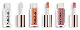Zestaw błyszczyków do ust - Makeup Revolution Shimmer Bomb Mini Collection (3x1.8ml)	 — Zdjęcie N2