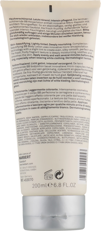 Balsam BB do ciała - Marbert Bath & Body BB Lotion — Zdjęcie N2