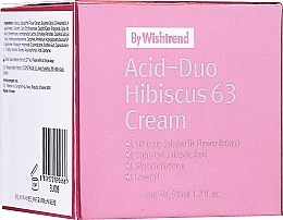 Kup Krem do twarzy z kwasami i hibiskusem - By Wishtrend Acid-Duo Hibiscus 63 Cream